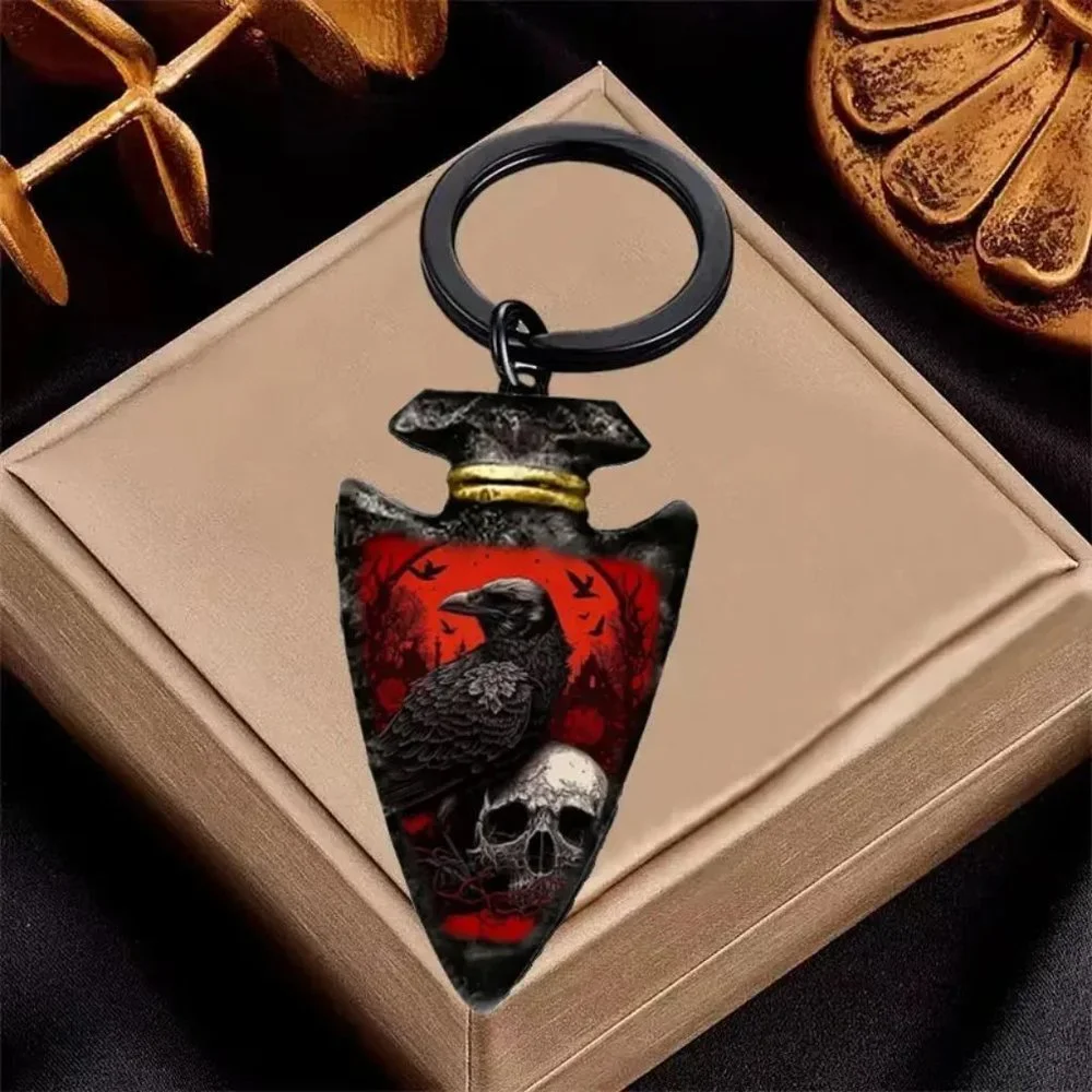 Raven Keychain Bag Charm vegan festival